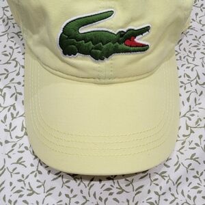 Lacoste Hat Yellow Dad Hat Baseball Cap